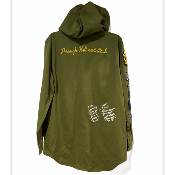 civil regime Shirts Rare Civil Regime Military Patched Shirt Poshmark